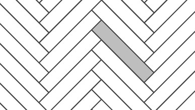 Zeichnung eines Fischgrätenparkettmusters