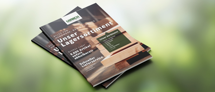Die Lagerliste von Holz Ulrich als Blätterkatalog